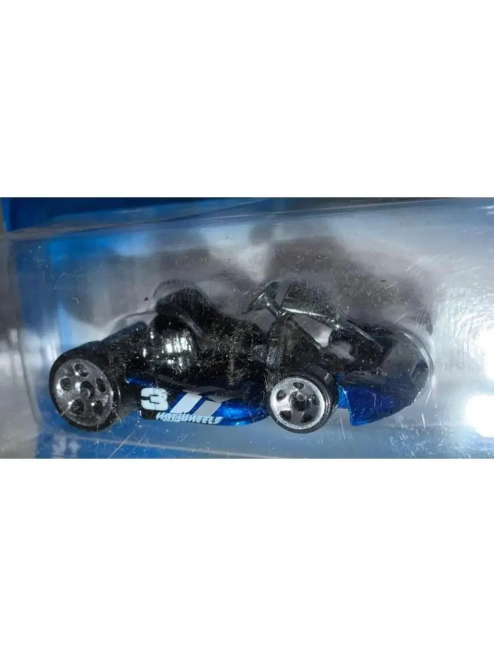 Hot Wheels Go Kart Blue 135/180 2007 All Stars New On Card